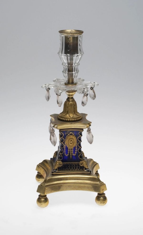 Victorian Brass Candlesticks (Pair)